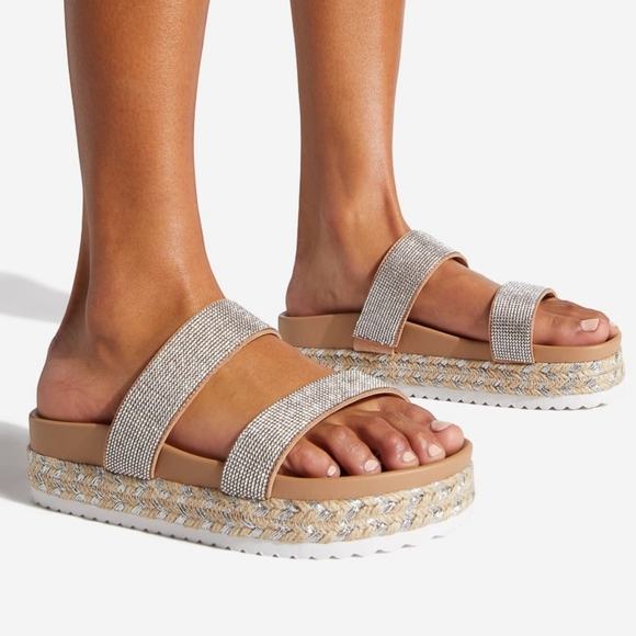 Shoe Dazzle Shoes - Brand new🆕️ size 8.5 embellished platform espadrilles